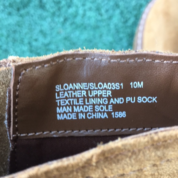 NWT Steve Madden Sloanne Platform Boot Suede Cognac 10 - Picture 8 of 16